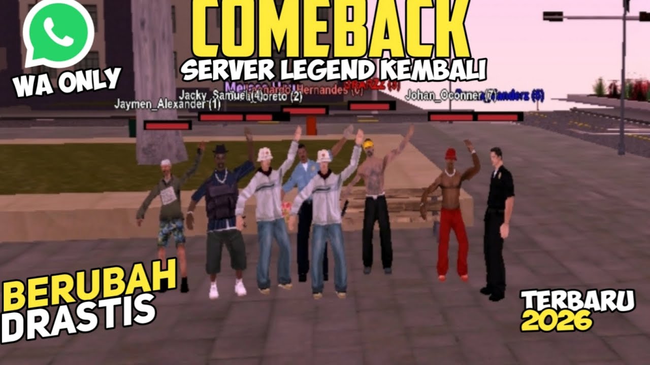 SERVER GTA SAMP ANDROID/PC COMEBACK FITUR BERUBAH DRASTIS SERVER FRESH | REVIEW SERVER GTA SAMP