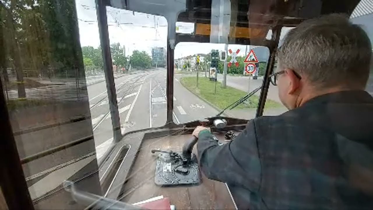 Fahrt mit klassischen Gothawagen des Grundtyps T57 in Zweirichtungsbauweise