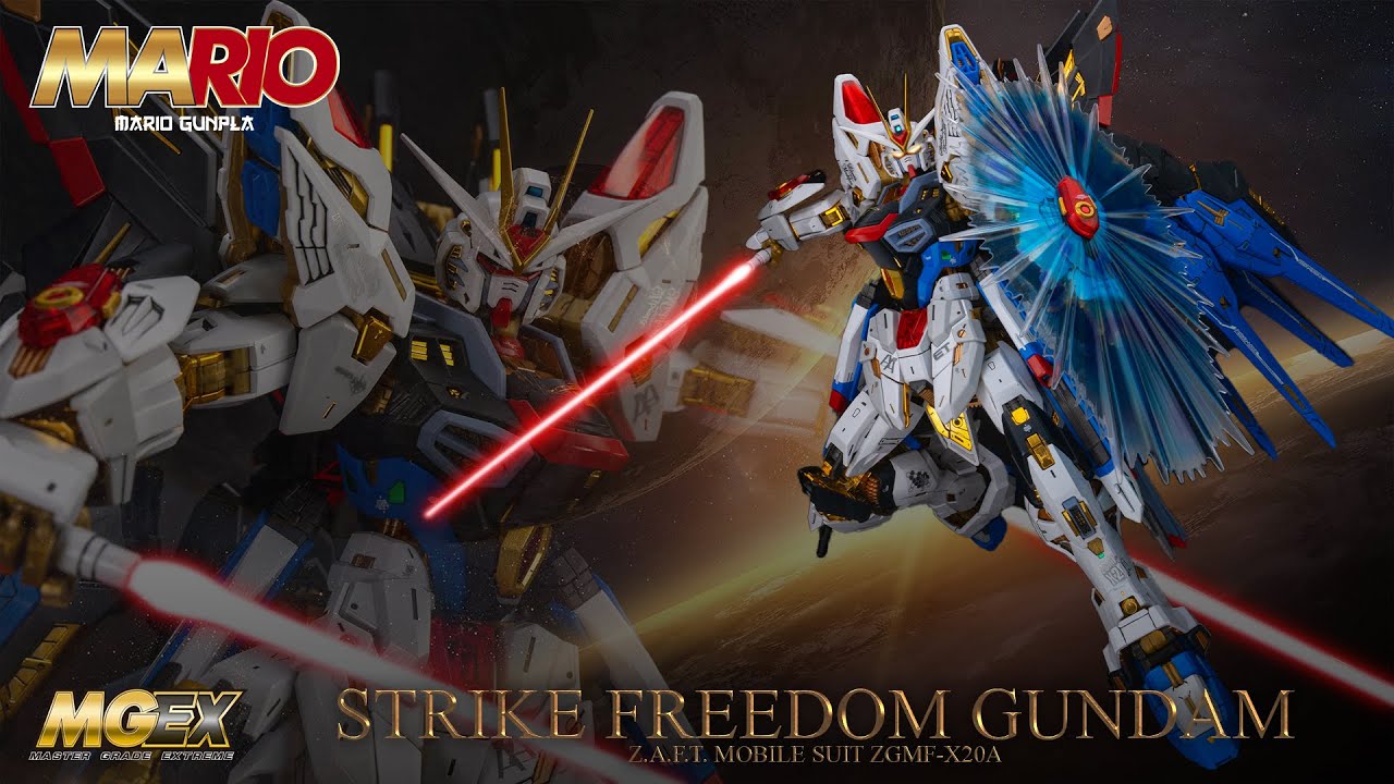 [Gundam] MGEX 1/100 STRIKE FREEDOM GUNDAM | Speed build | Build Gunpla | 4K |