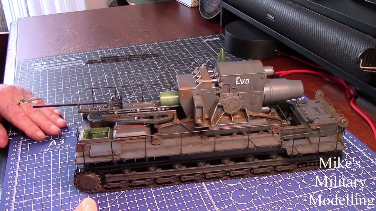 Morser Karl-Gerat 1:35 Siege Mortar (Part 13 The Finished Morar).