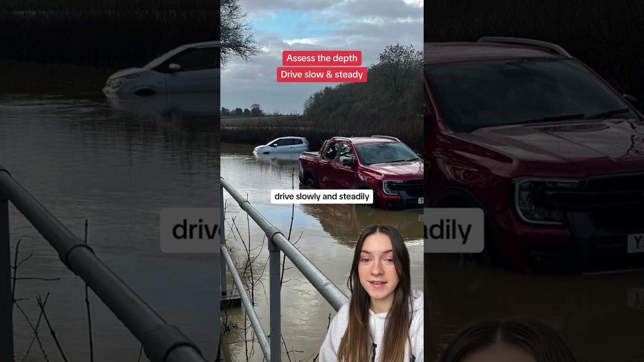 How to safely drive through flood waters