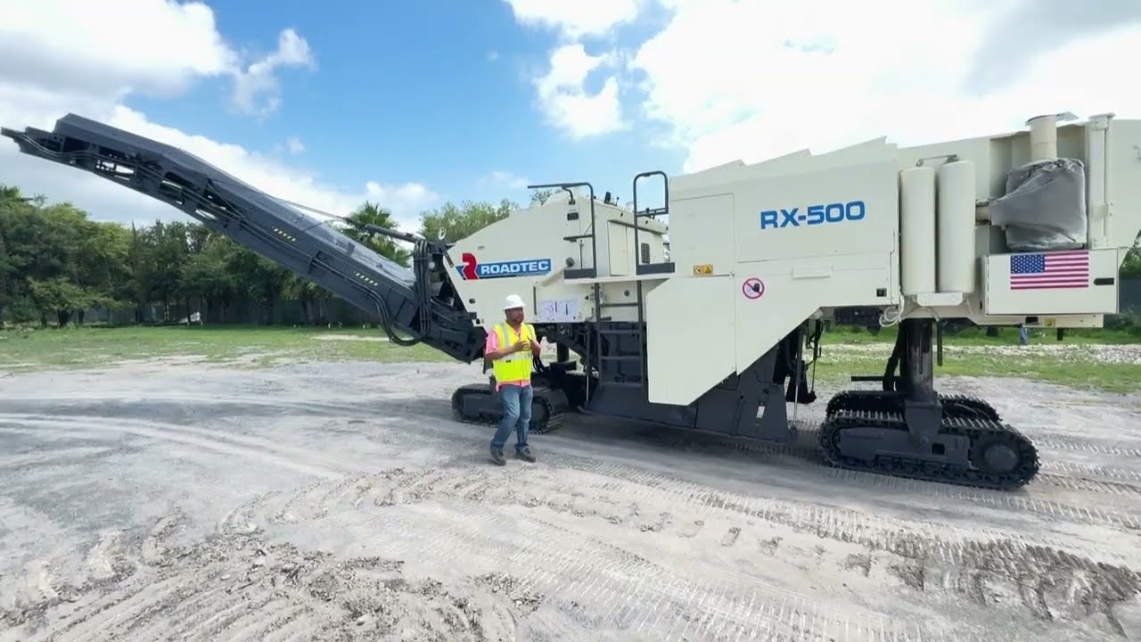 "OPERACION Y MANTENIMIENTO BASICO" PERFILADORA DE ASFALTO ROADTEC RX500 AÑO 2010