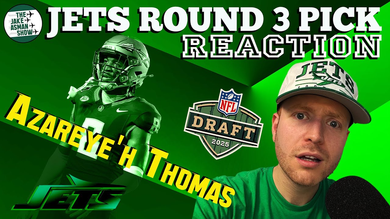 Reacting to the Jets drafting CB Azareye'h Thomas!