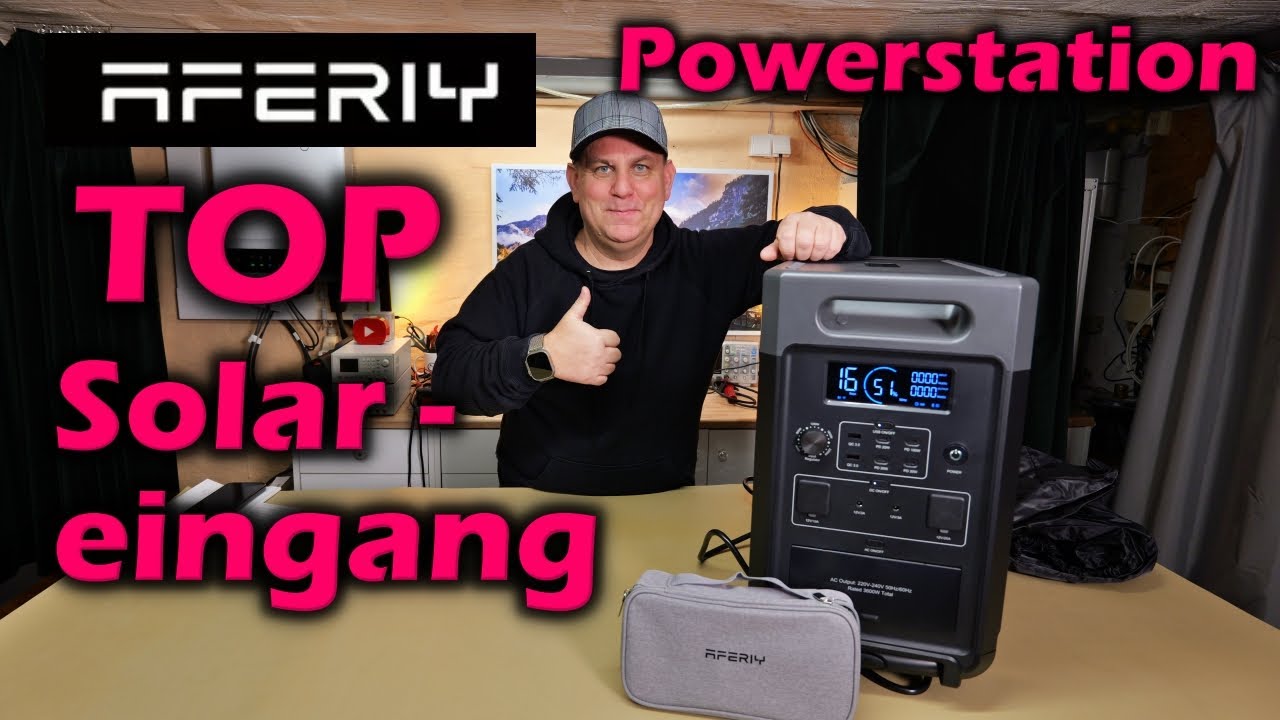 AFERIY P310 Powerstation zum günstigen Preis mit hoher Leistung am Solareingang