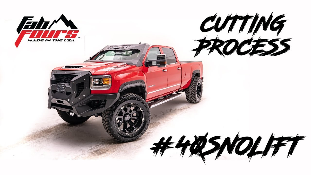 2016-2019 GMC SIERRA HD OPEN FENDER INSTALLATION GUIDE: CUTTING #40sNOLIFT