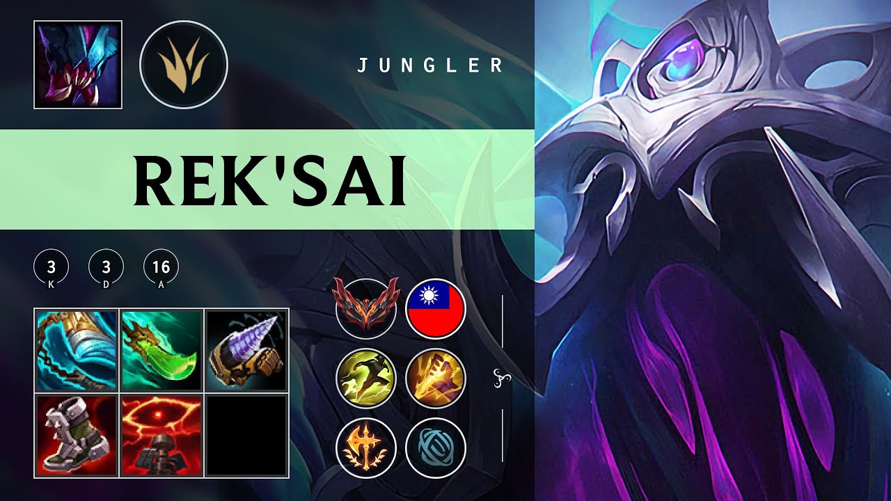 Rek'Sai Jungle vs Kindred - TW Grandmaster Patch 25.24