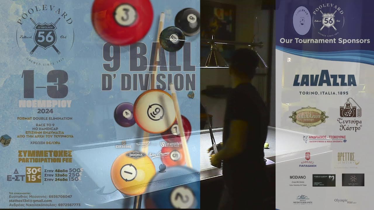 9Ball D' Division Open Tournament - DAY 3