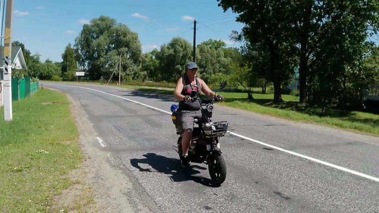 Путешествие с ночёвкой в лесу на  KUGOO V3 PRO PLUS