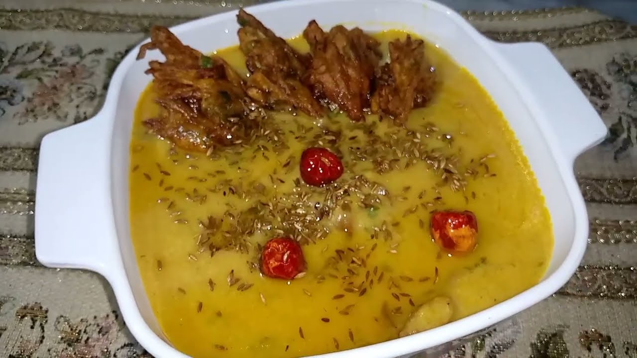 Рецепт Кадхи Пакода простым способом | Кархи Пакора | Простой способ приготовления Кадхи Пакора #...