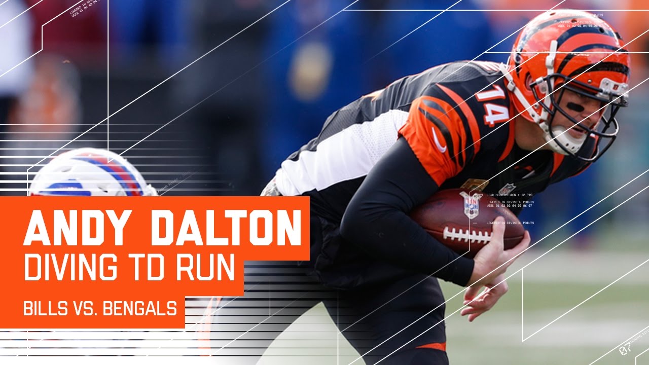 Andy Dalton Dives In for the Score! | Bills vs. Bengals | NFL