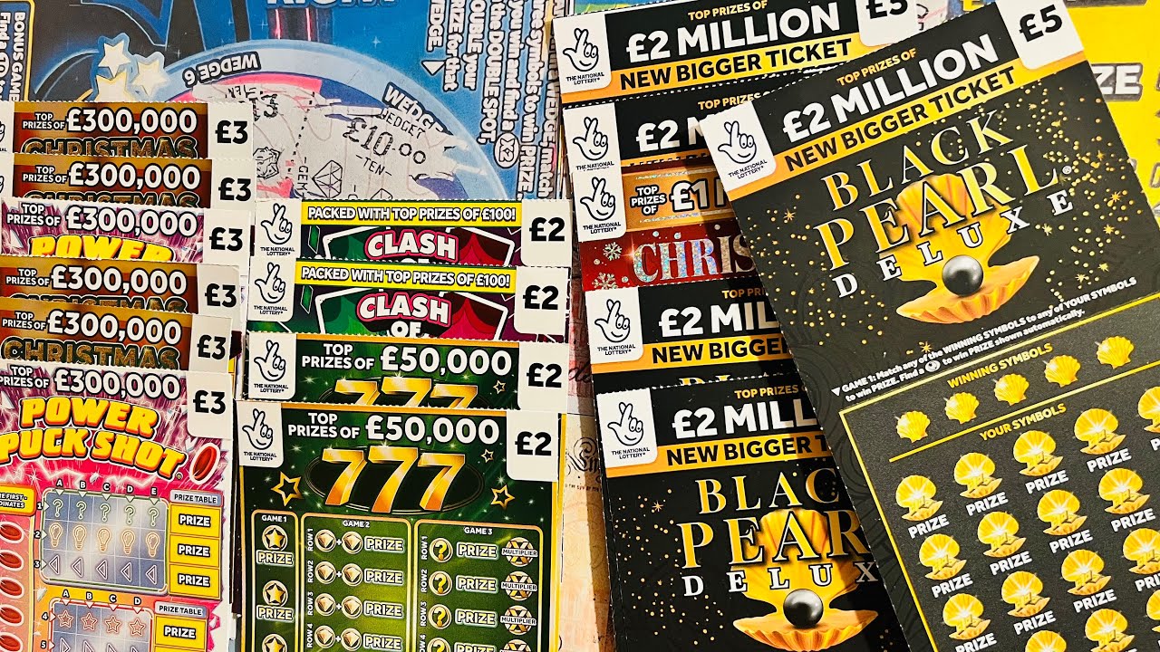 🔇FRI £56 Scratch🫣5 black pearl deluxe🎰 SAINS/ASDA