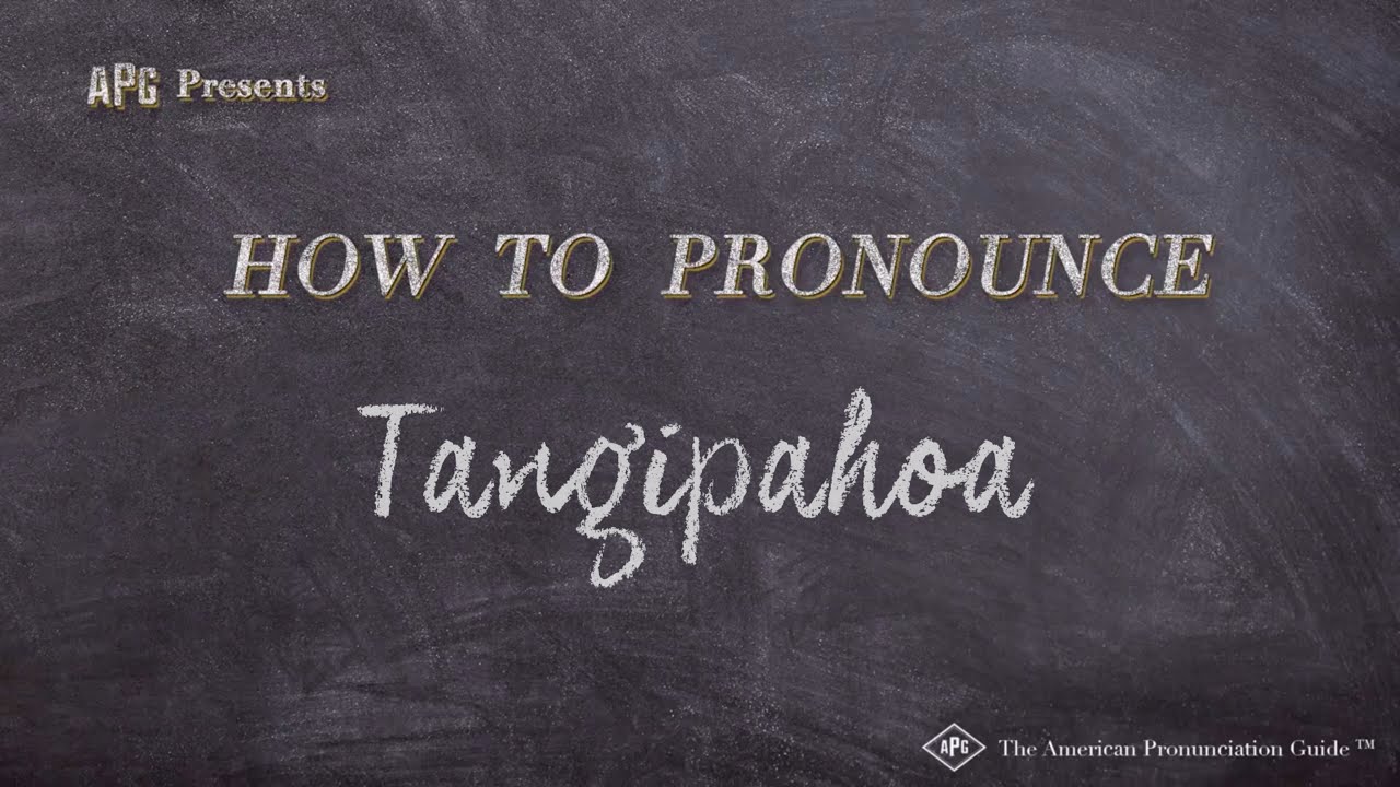 How to Pronounce Tangipahoa (Real Life Examples!)