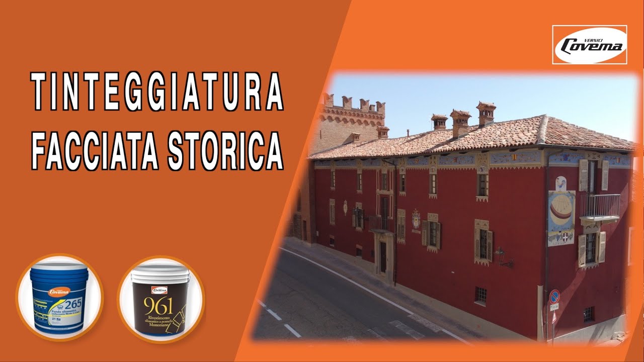 Tinteggiatura Facciata Storica - 961 Covema vernici