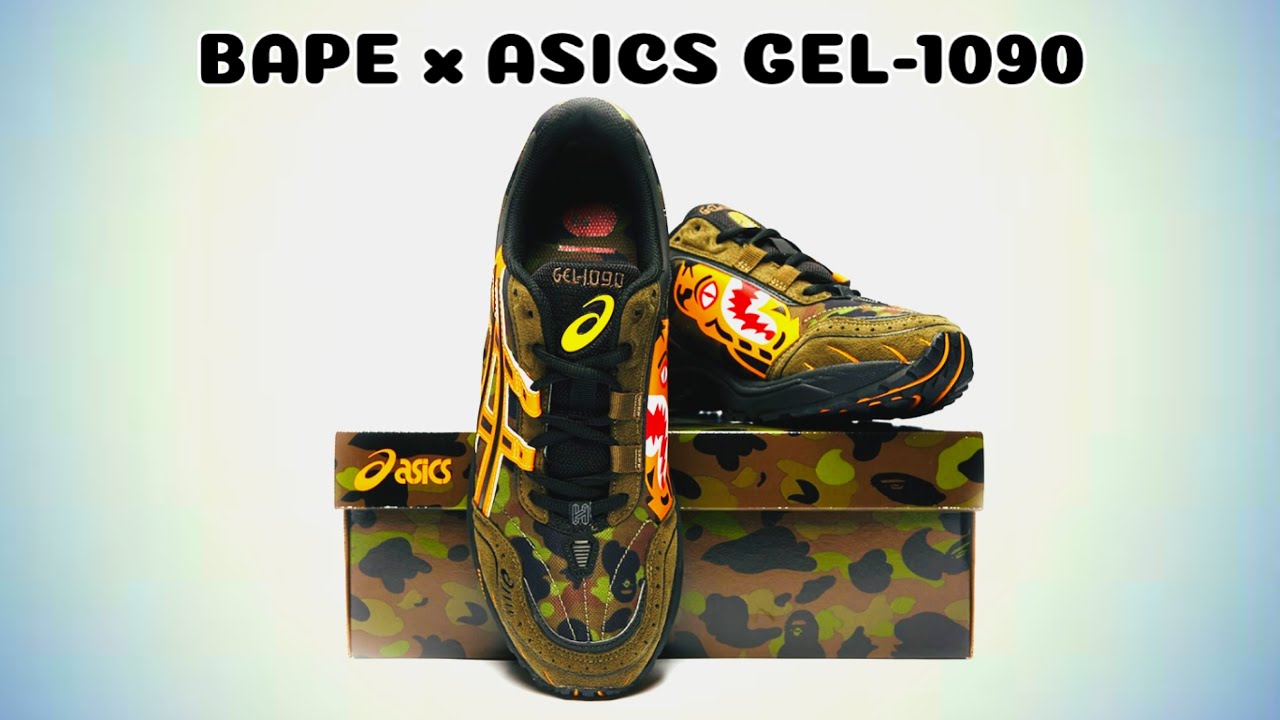 BAPE x ASICS GEL-1090 DETAILED LOOK and Release Update