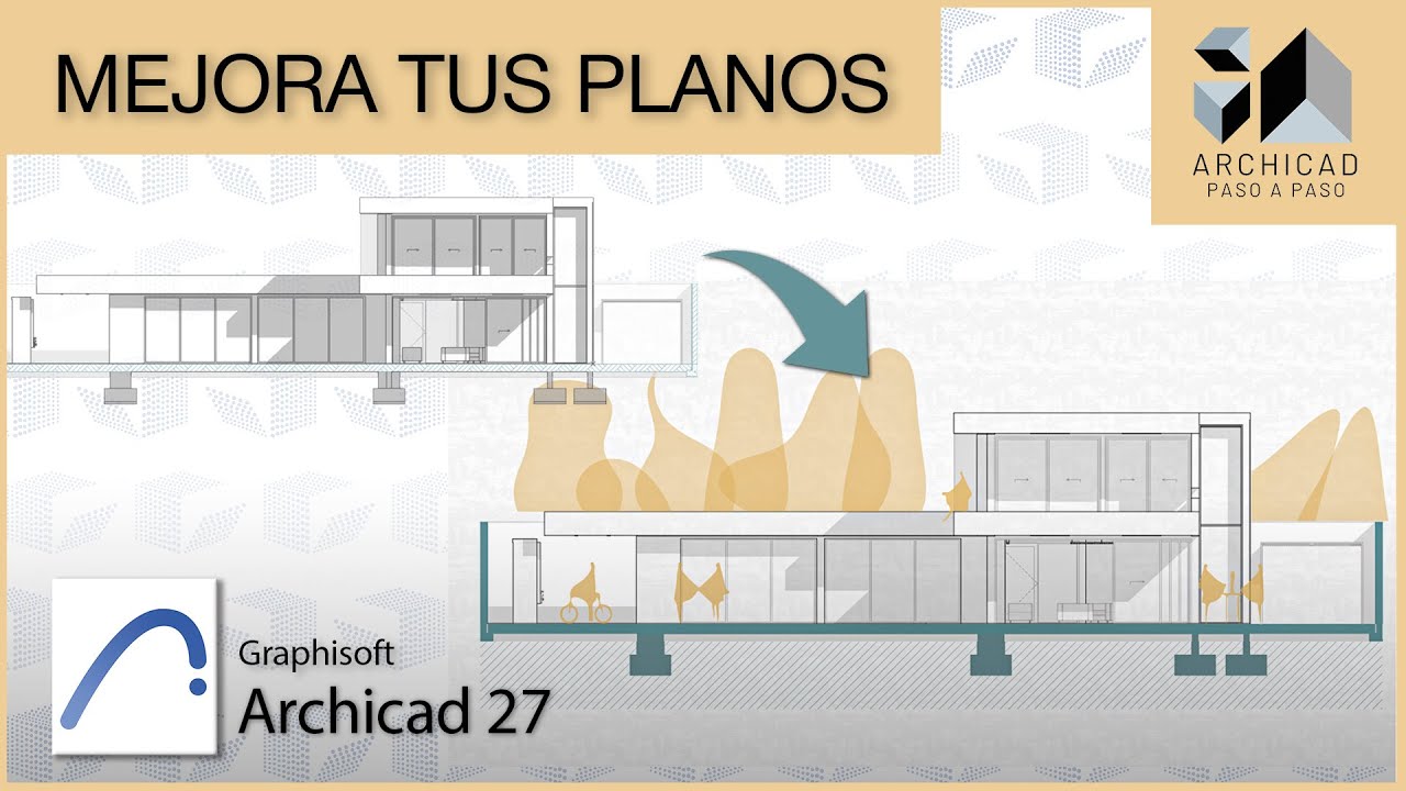 3 Técnicas para mejorar tus entregas de Arquitectura | Archicad 28 | 2025 🌳