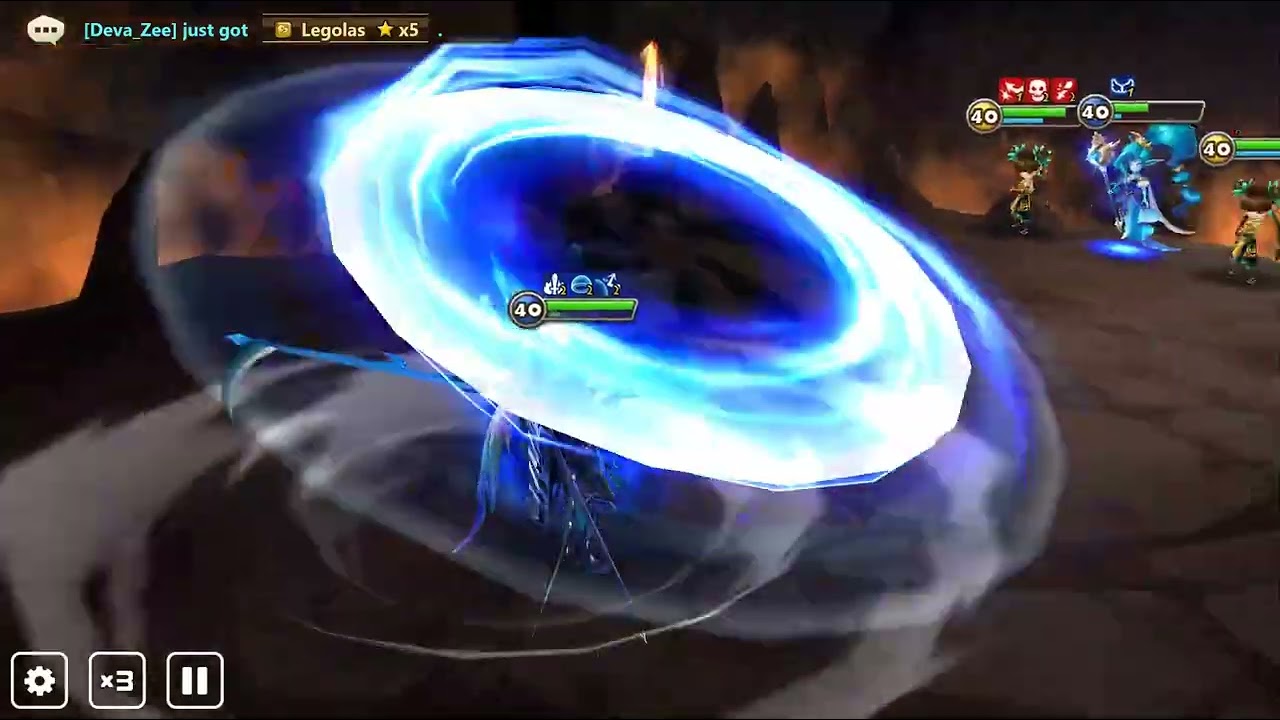 Summoners War Mordor the Land of Shadow Hard Stage 2