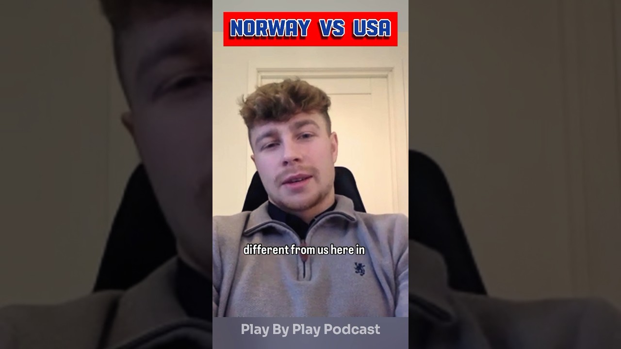 How life differs in Norway compared to America 🇺🇸🇳🇴 #podcast #football #fyp