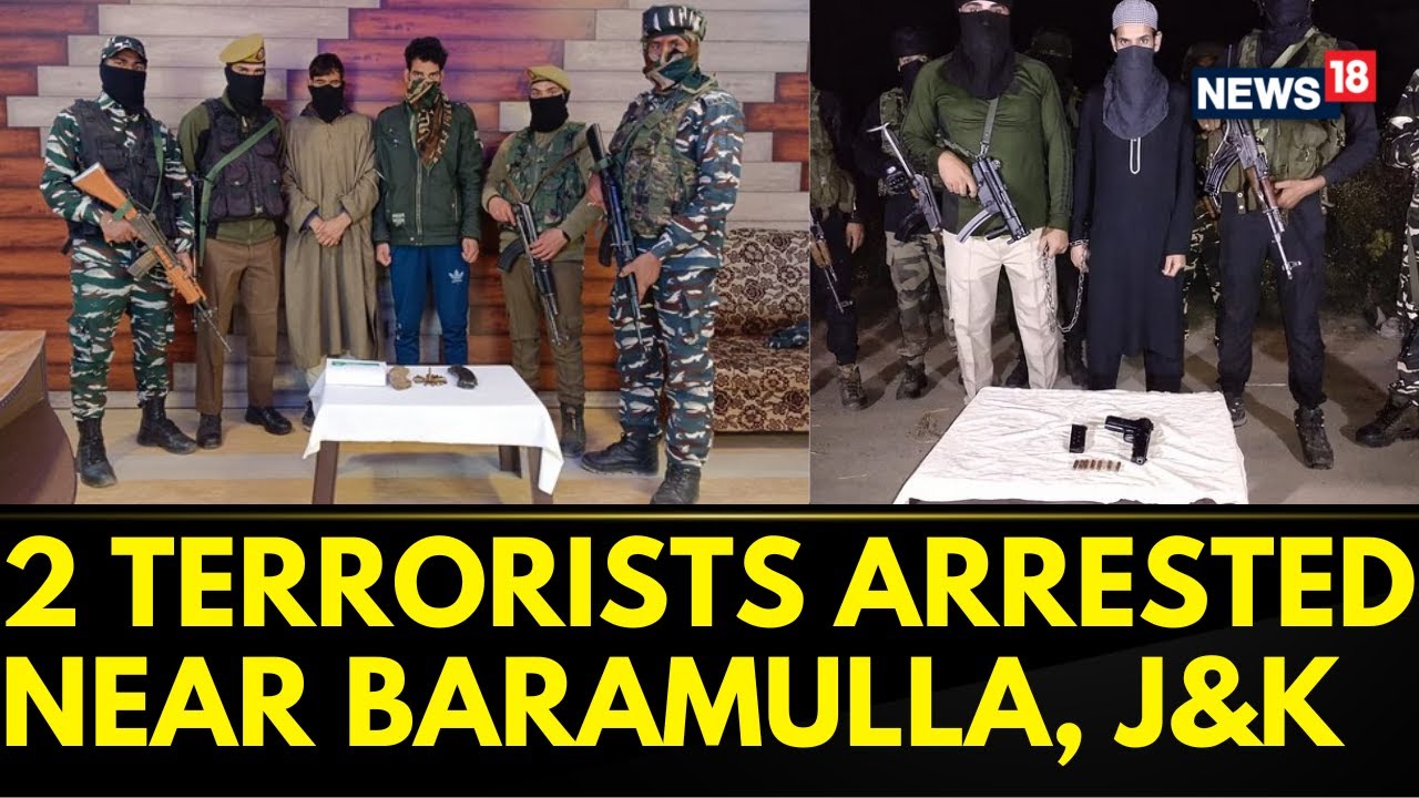 Baramulla Encounter News | Two Lashkar Terrorists Arrested By Army In Jammu And Kashmir | News18
