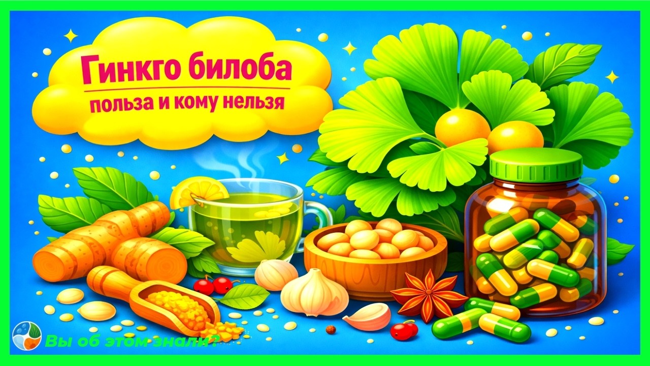 Гинкго билоба - польза и кому нельзя