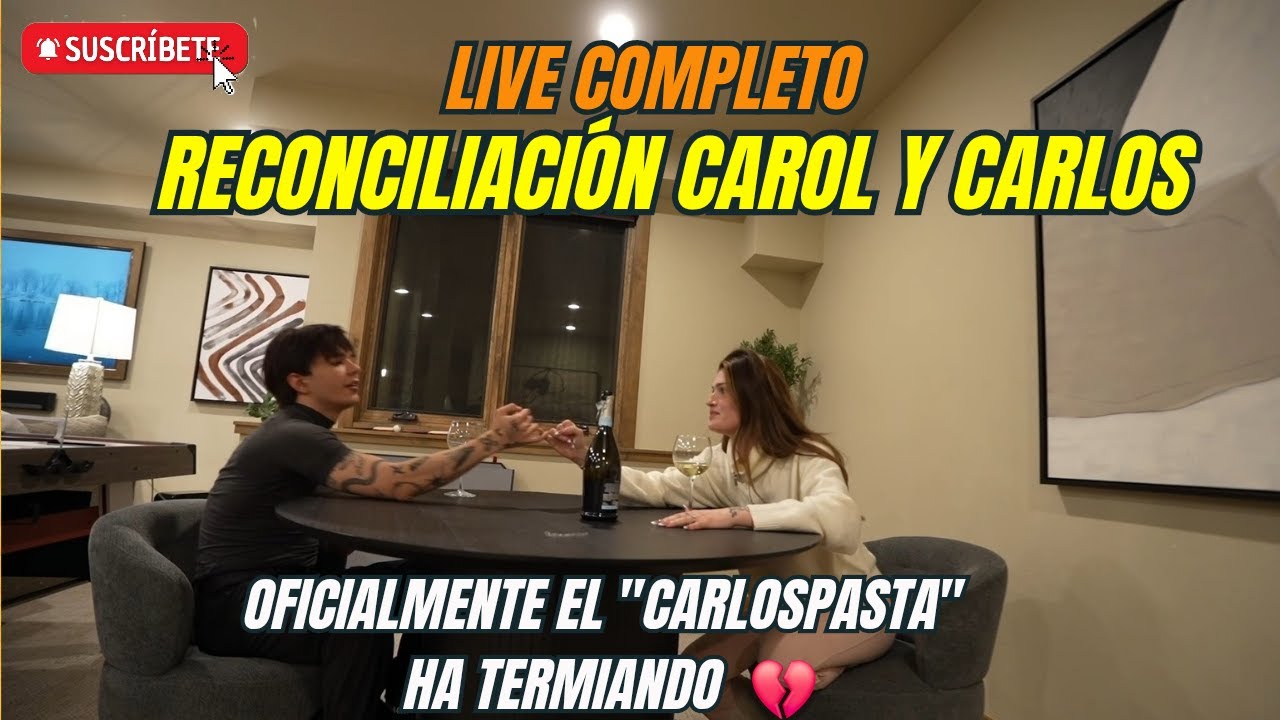 Live de Reconciliación CARLOS ALBERTO FUENTES Y MUJER DE BUENA PASTA oficialmente el shipeo acabo 💔