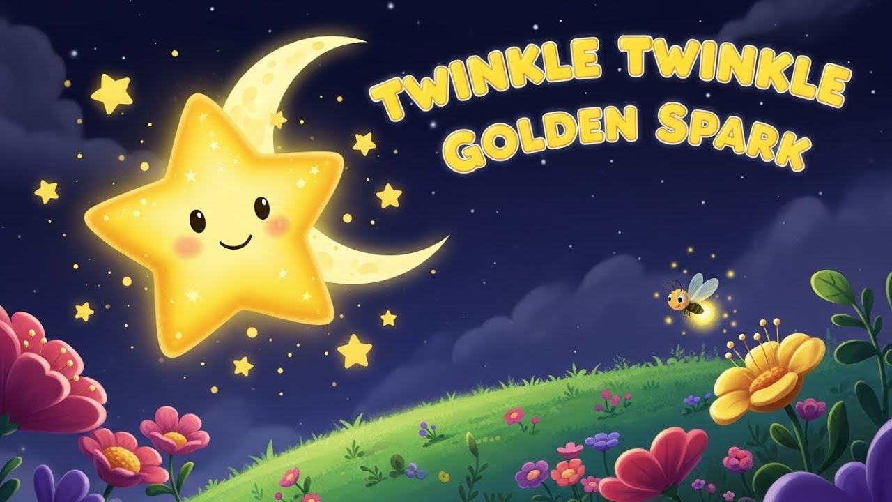 The Shimmering Star 🌟  Bedtime Nursery Rhymes for Kids  Twinkle Star Song