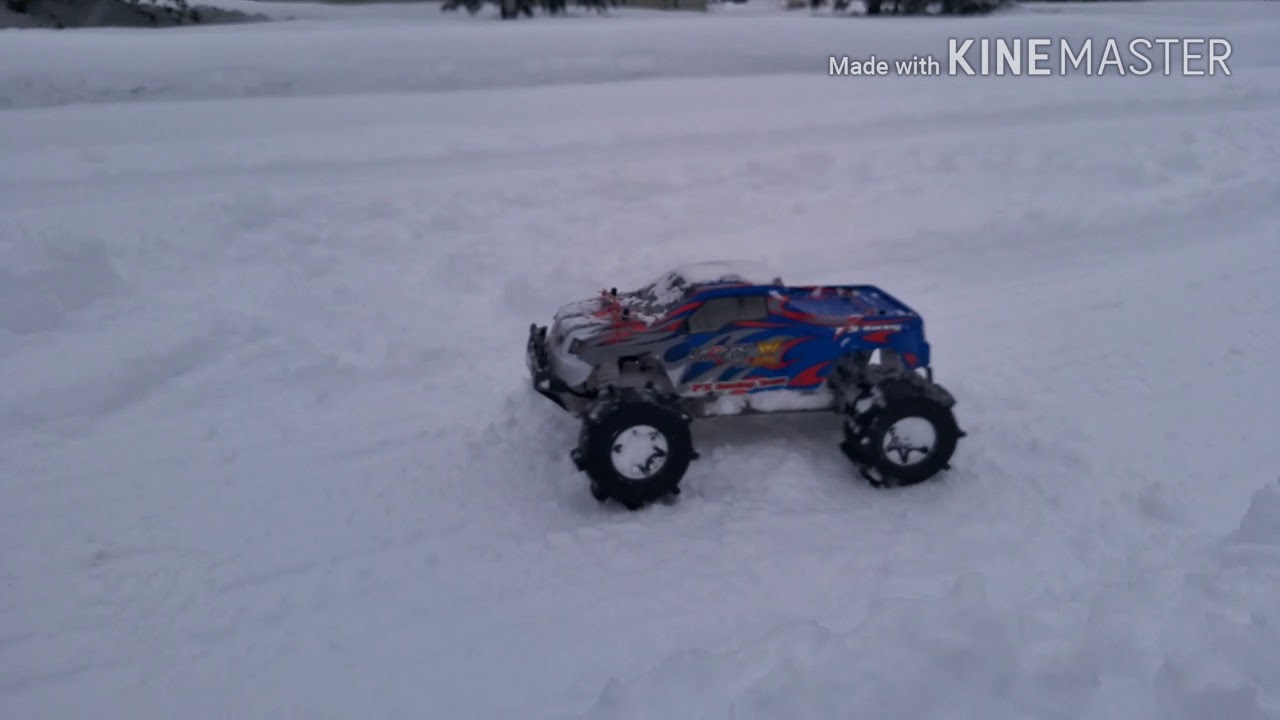 TR-MT10E and Fs Racing-53692 Water skipper... Snow bash fun.