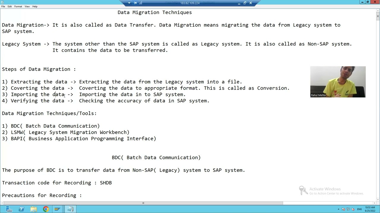 1 - Data Migration Techniques - Overview