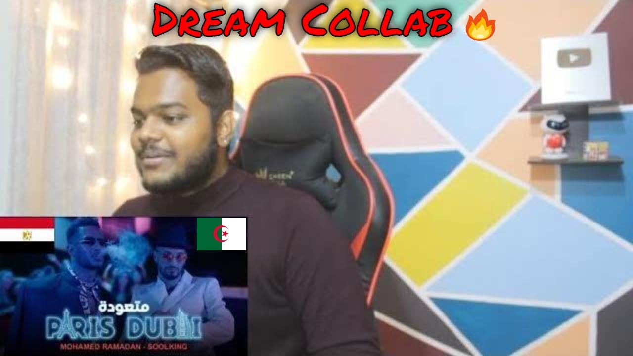 Mohamed Ramadan Ft. Soolking - Paris Dubai (Music Video) | INDIAN REACTION