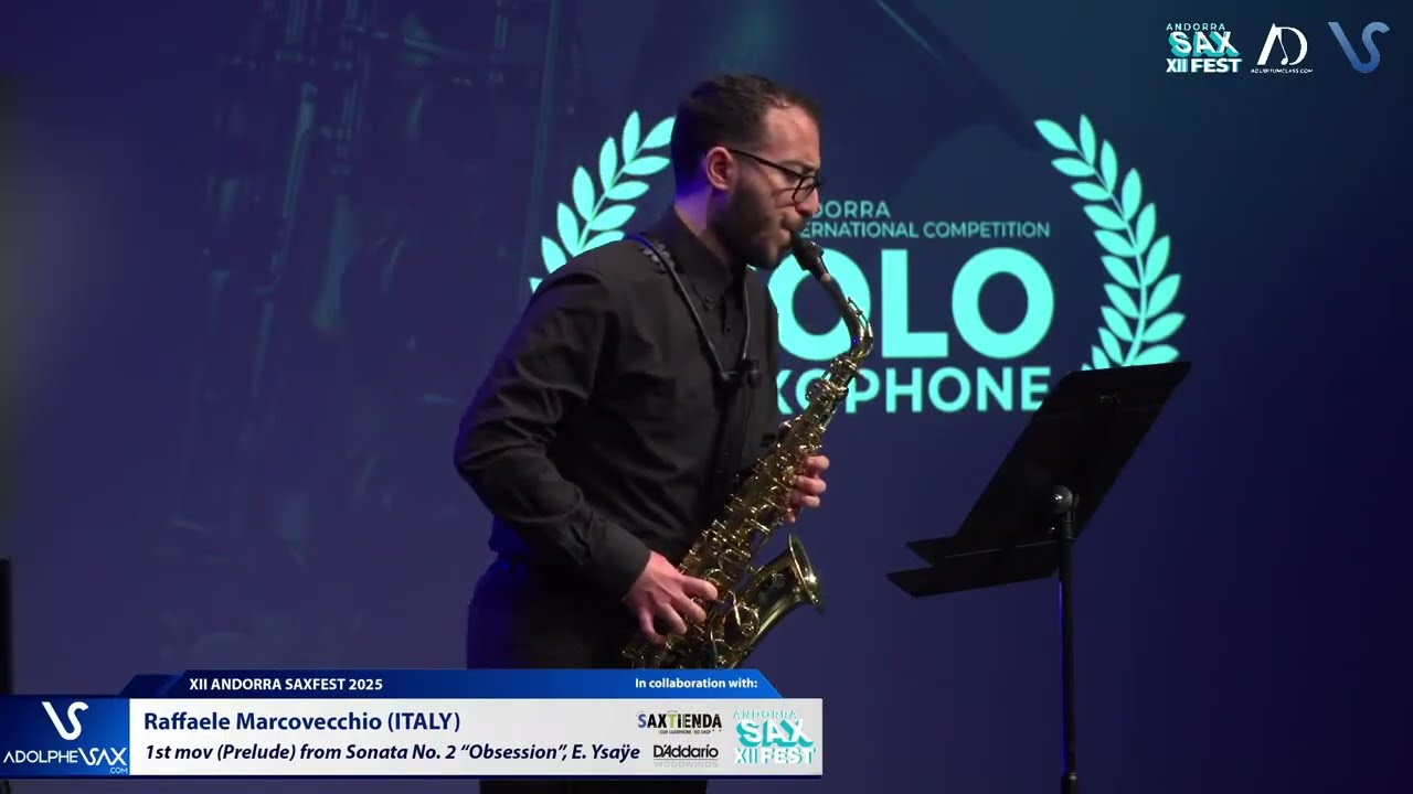 ANDORRA XI COMPETITION 2025 - Prelude from Sonata No 2 “Obsession” by Eugène Ysaÿe