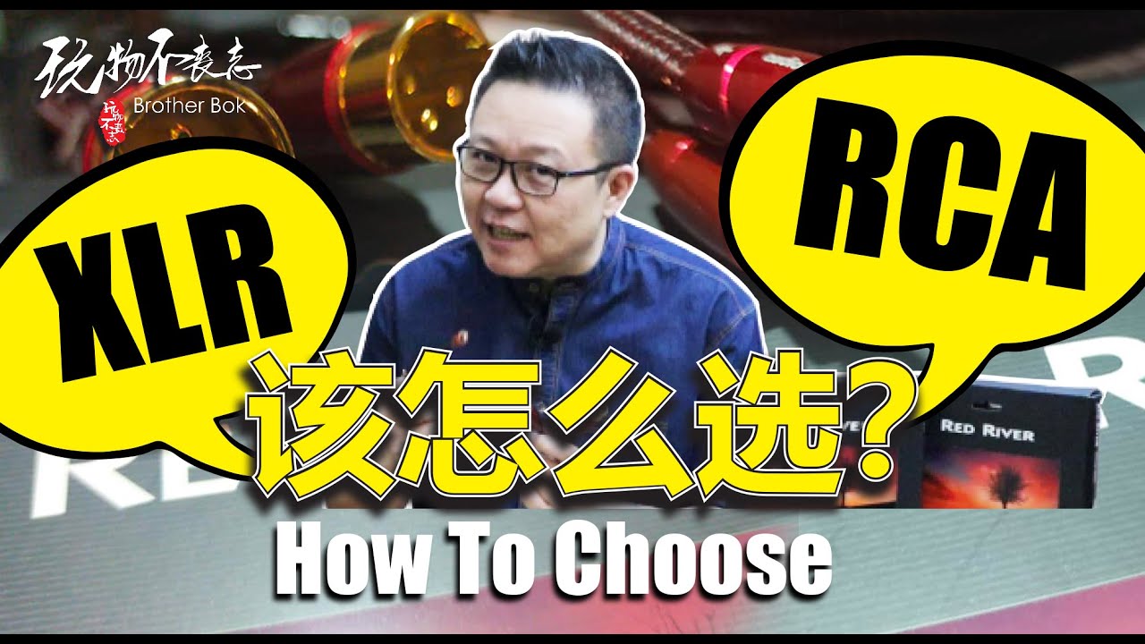 [EngSub]在传输线材上XLR会比RCA好吗？BOK哥告诉你两者之间该怎么选。XLR Better than RCA?BroBok tell you how to select.