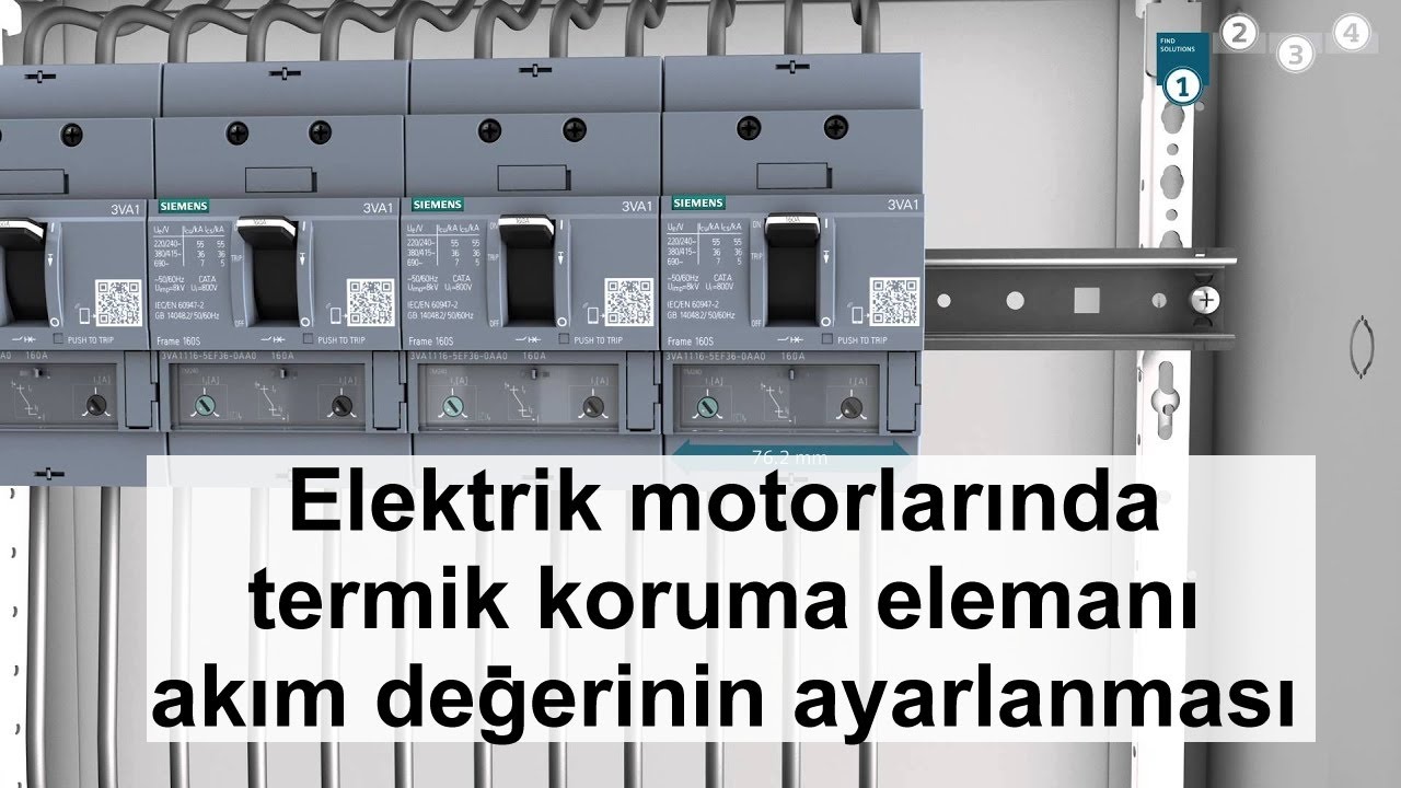 Elektrik Motorlarında Termik Koruma Elemanı Akım Değerinin Ayarlanması #elektrik #otomasyon
