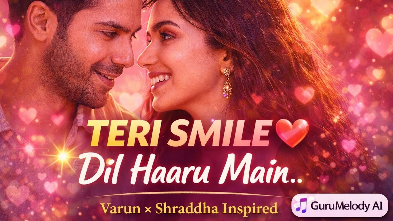 Teri Smile Pe Dil Haaru ❤️ | Varun Dhawan × Shraddha Kapoor Inspired Love Song | Romantic Pop 2026