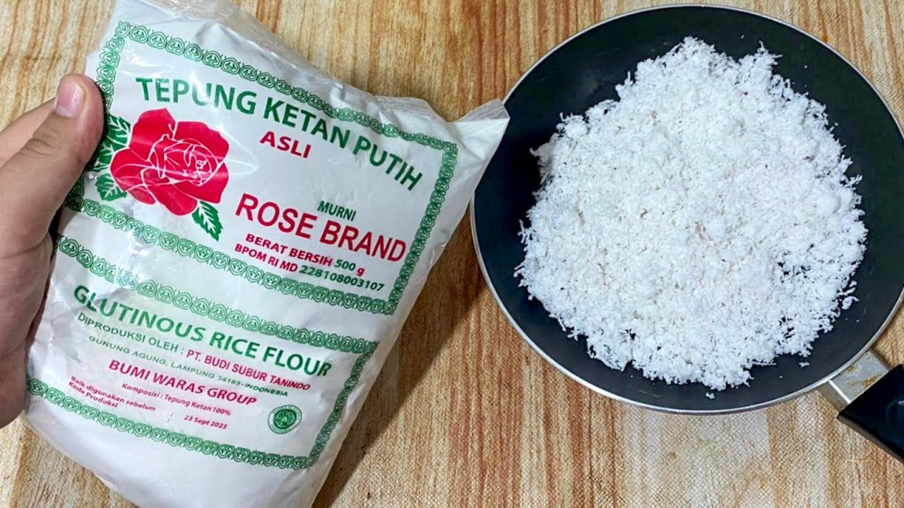 OLAHAN TEPUNG KETAN DAN KELAPA PARUT!! KUE INI LEMBUT DI DALAM GARING DI LUAR ENAK BANGET!!
