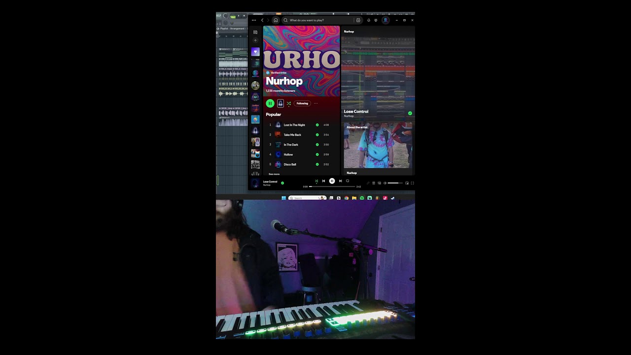 Live Production = Tech House (Portrait)
