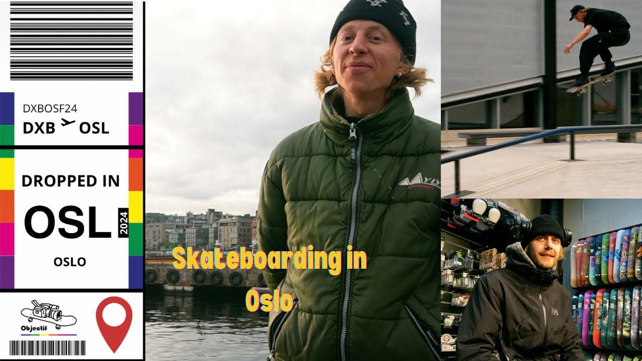 Skateboarding in the Norwegian capital city with Benjamin Jørgensen, Dropped in Oslo!