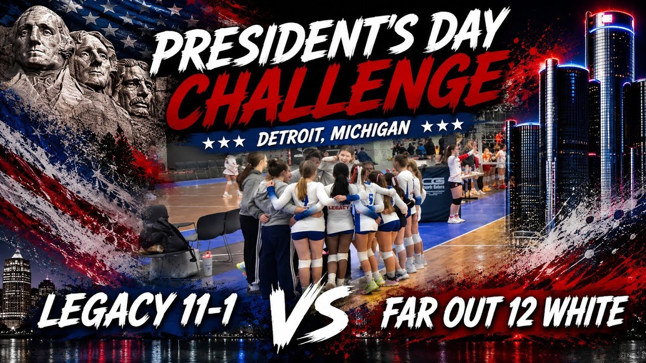 Presidents' Day Challenge (Day 2) in Detroit Semi Finals: Legacy 11-1 Adidas vs FaR Out 12 White 