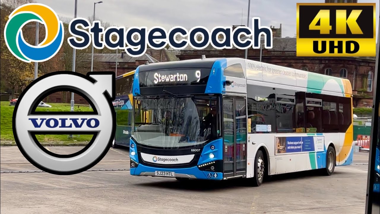[Stagecoach West Scotland: 9 Kilmarnock to Kilmaurs & Stewarton] MCV Bodywork Volvo BZL Electric Bus