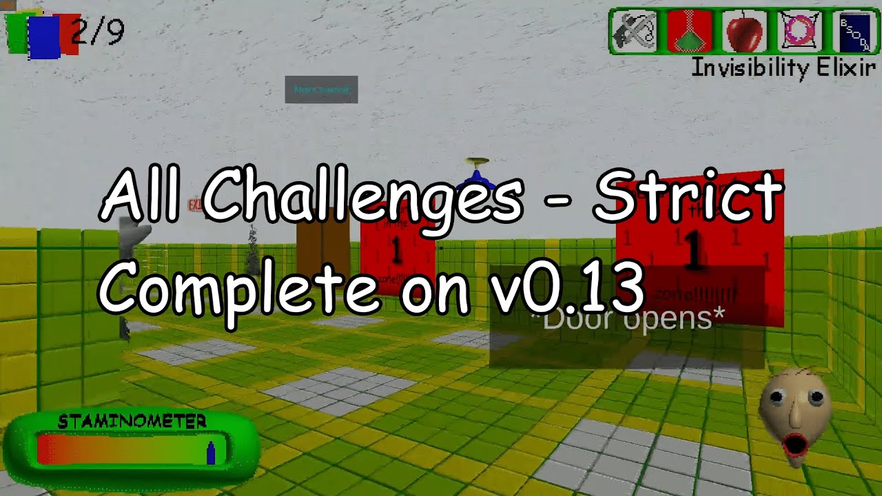 Все испытания строгие (Baldi's Basics Plus v0.13)