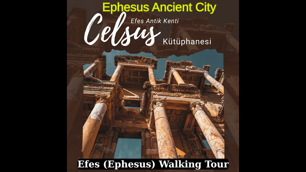 İzmir Efes🇹🇷(Ephesus Ancient City-Celsus) Walking Tour #izmir #ephesus #efesselçuk #walking #turkey