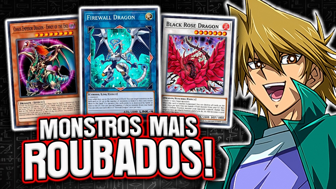 Os MELHORES MONSTROS PRINCIPAIS do ANIME de YUGIOH!