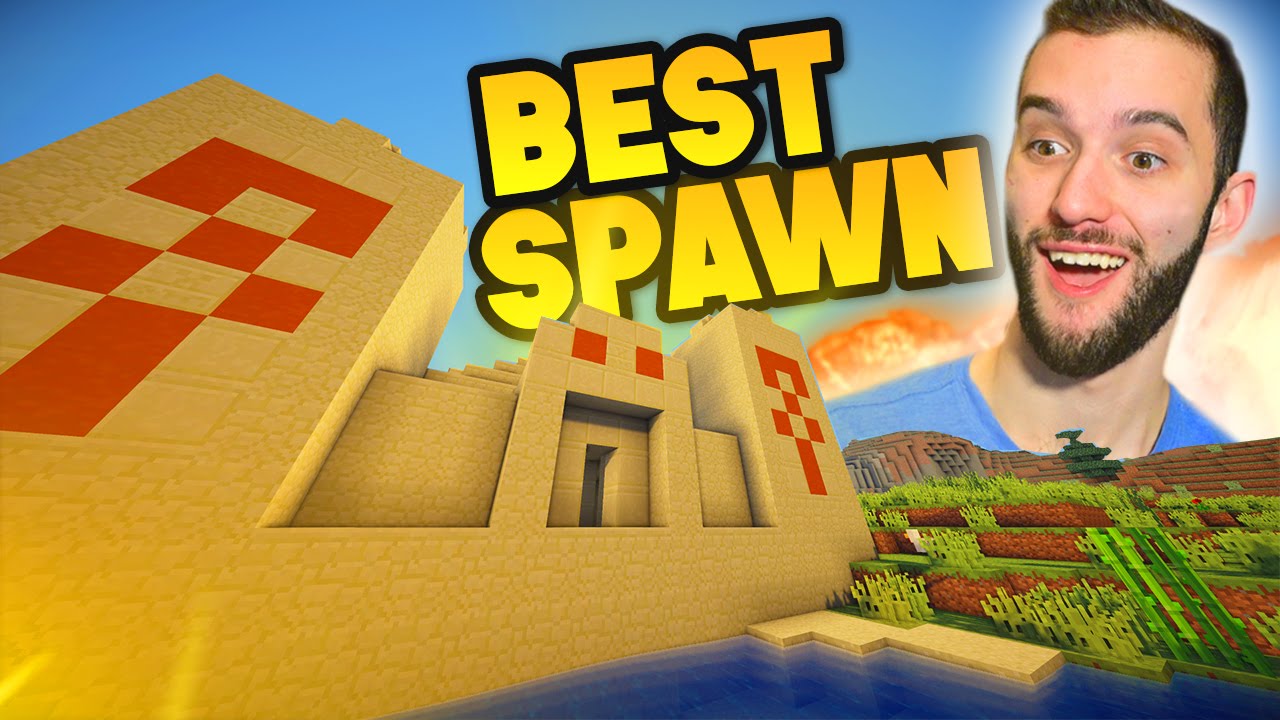 LUCKIEST SPAWN IN MINECRAFT! Minecraft 1.9 Bingo w/ The Pack