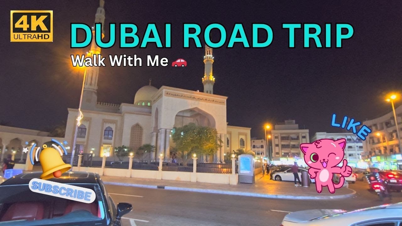 [4K] Walk Tour with ME in Satwa | Stunning Dubai Skyline Views! AE