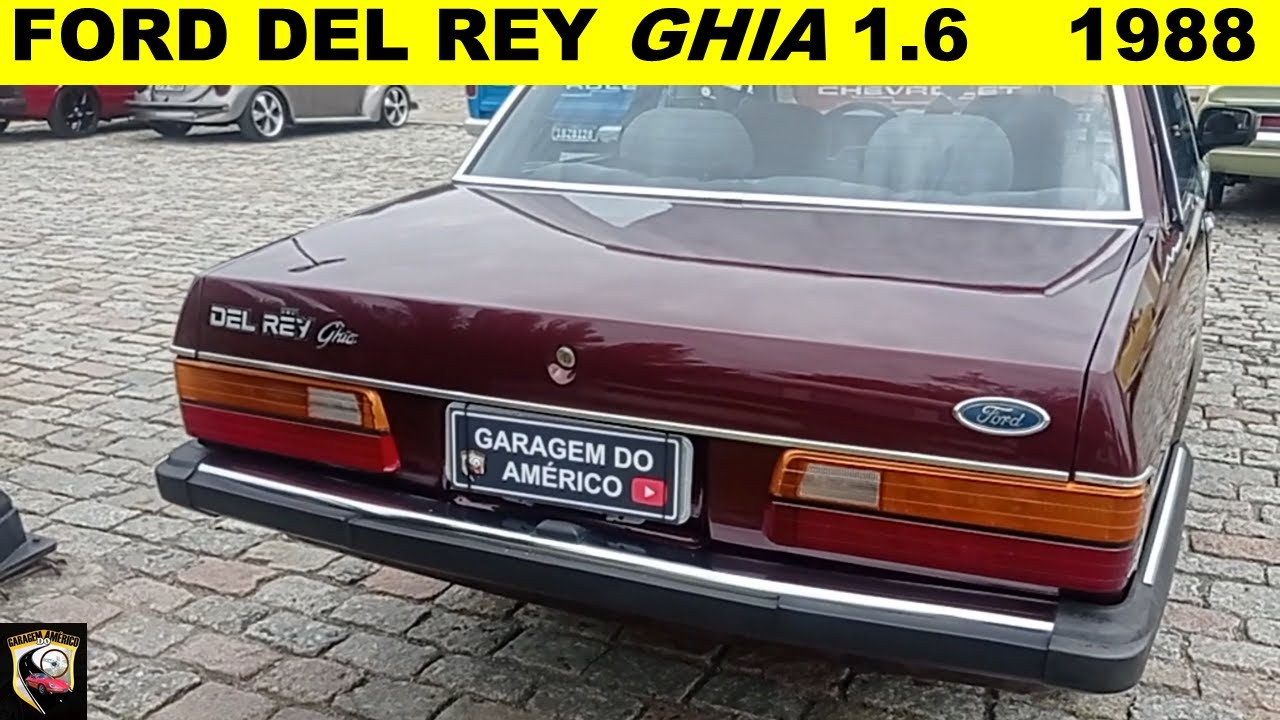 FORD DEL REY GHIA 1988 LUXO PARA POUCOS