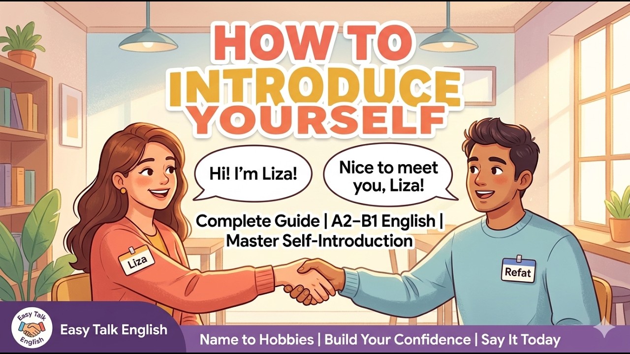 How to Introduce Yourself | Beginners Conversation Practice | English Listening & Speaking Practice