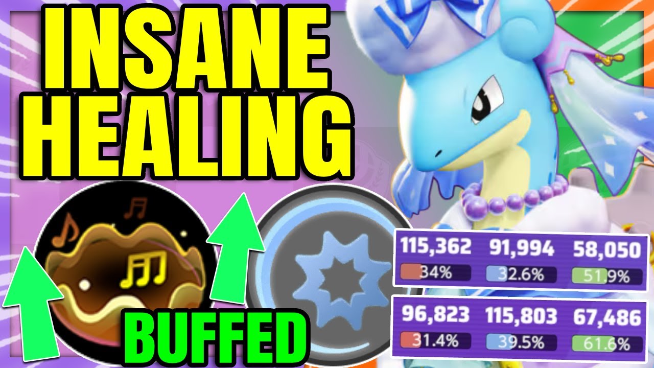 BUFFED PERISH SONG LAPRAS finally Breaks the Enemies Formation | Pokemon Unite