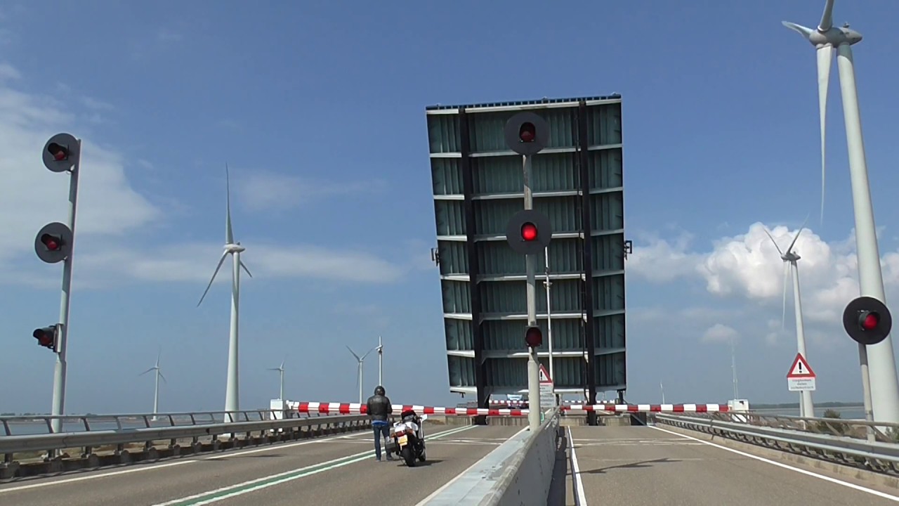 Brugopening Krammerbrug Bruinisse Basculebrug/ Drawbridge/ Pont Basculant/ Zugbrücke