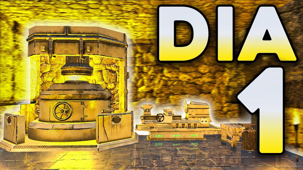 Ark SOLO pero vivo en un Puente ... - DIA 1 - Ark PvP español