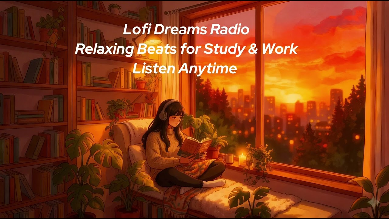 Lofi Dreams RadioRelaxing Beats for Study &WorkListen Anytime #lofi #studybeats #chillmusic 