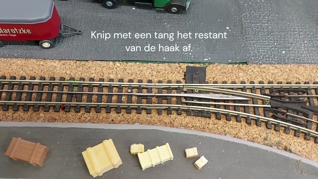 Trix Express gemodificeerde wissels