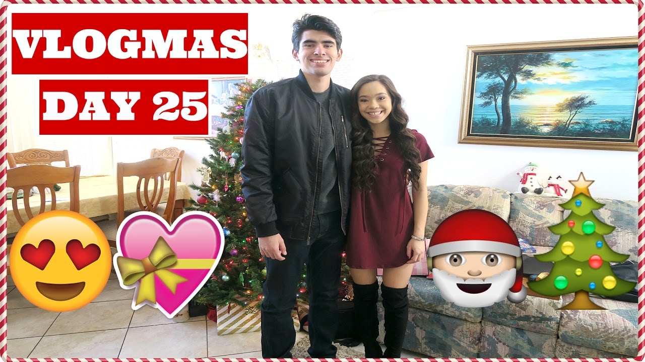 CHRISTMAS W/ MY BOYFRIEND | Vlogmas Day 25 2016